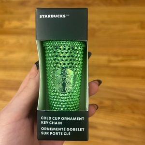 Starbucks cold cup keychain nwt